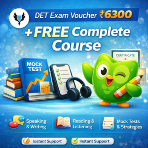 Duolingo English Test Course + Exam Voucher